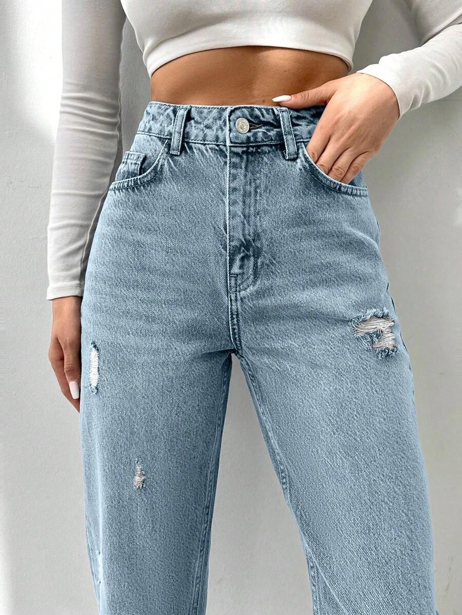 NIEBIESKIE SPODNIE JEANS