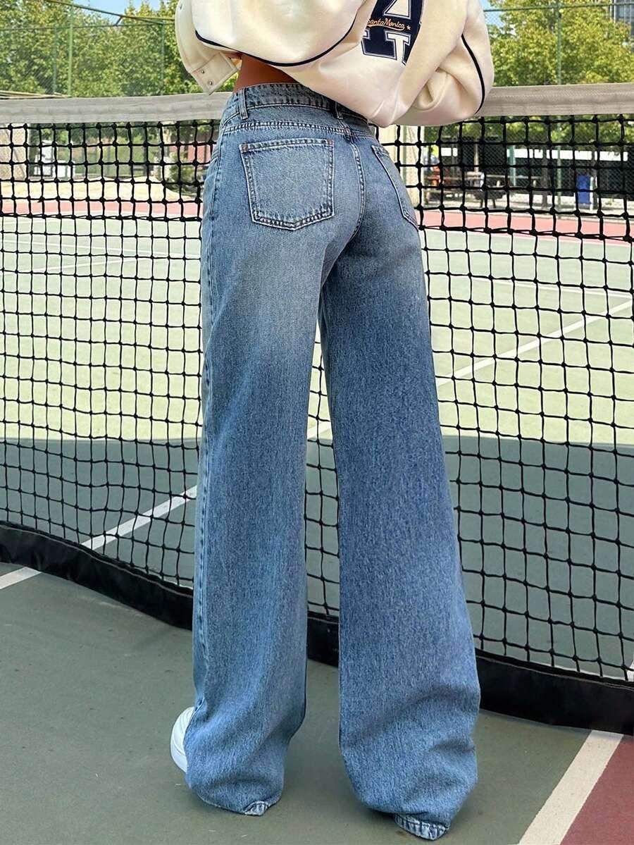 NIEBIESKIE SPODNIE JEANS