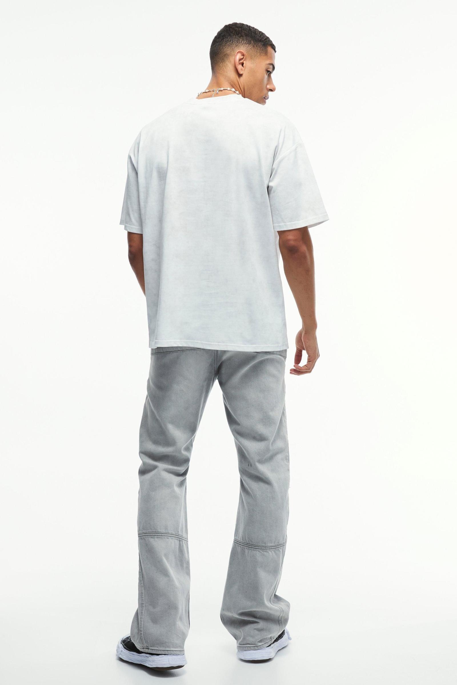 BIAŁY T-SHIRT OKRĄGŁY DEKOLT 