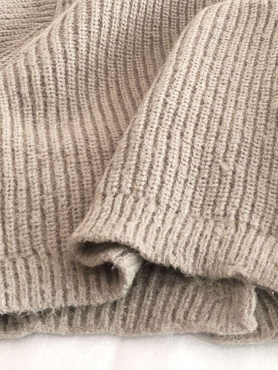 BEŻOWY SWETER KARDIGAN GUZIKI