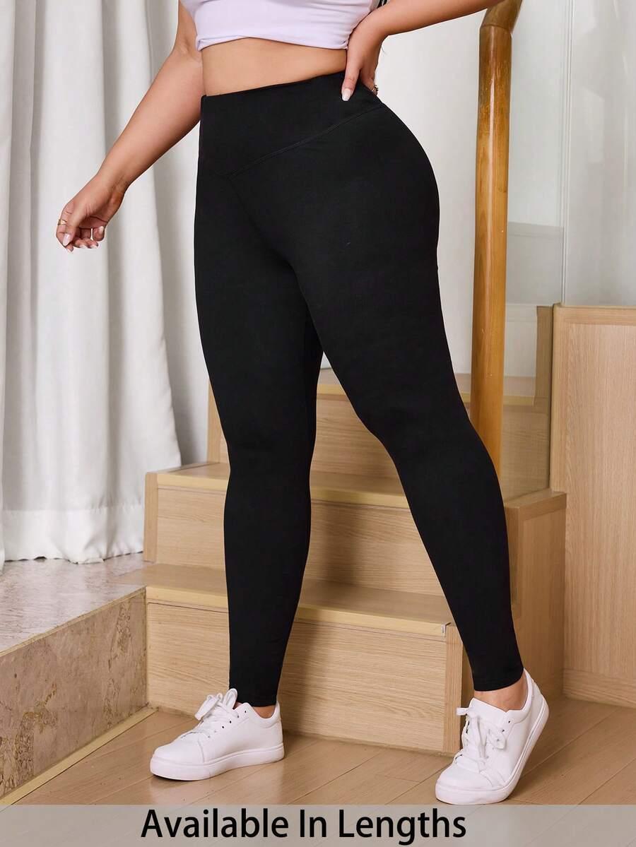 klasyczne czarne legginsy