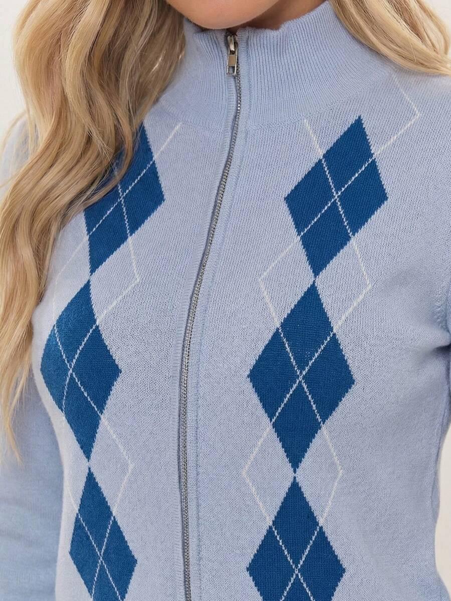 niebieska bluza zamek