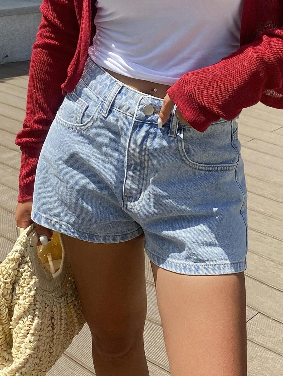 KRÓTKIE SPODENKI JEANS