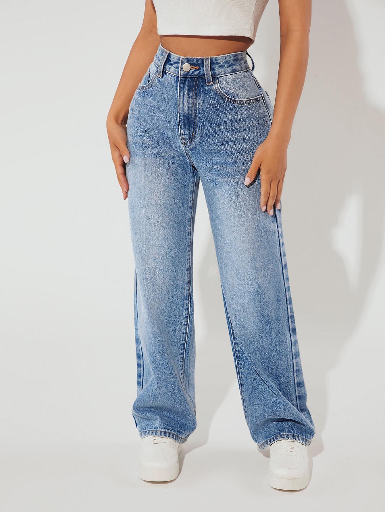 NIEBIESKIE SPODNIE JEANS