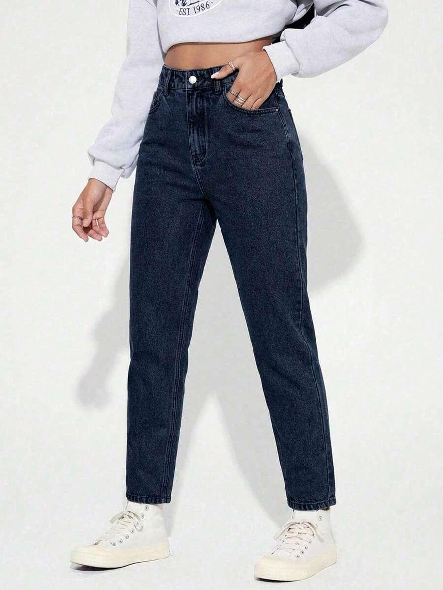 spodnie mom jeans