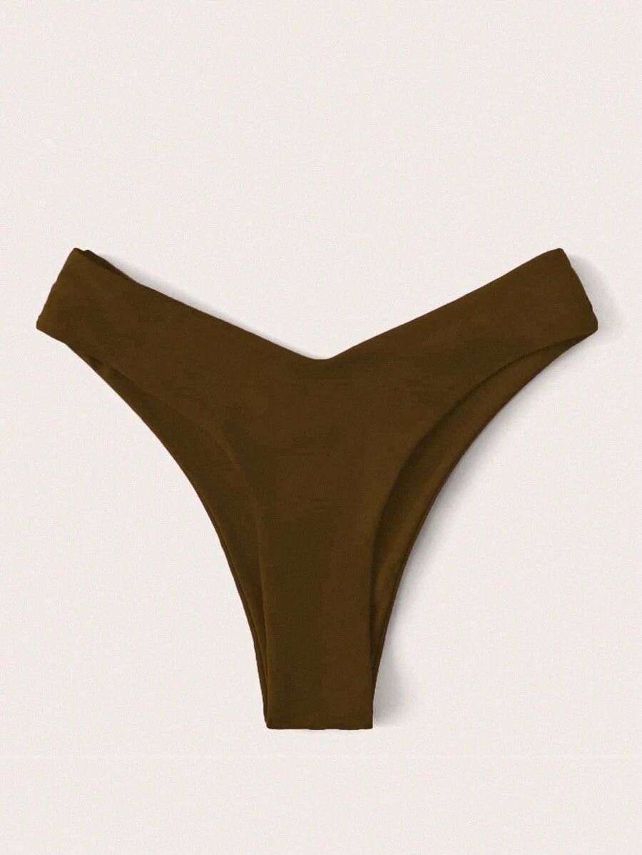 brązowy dół od bikini