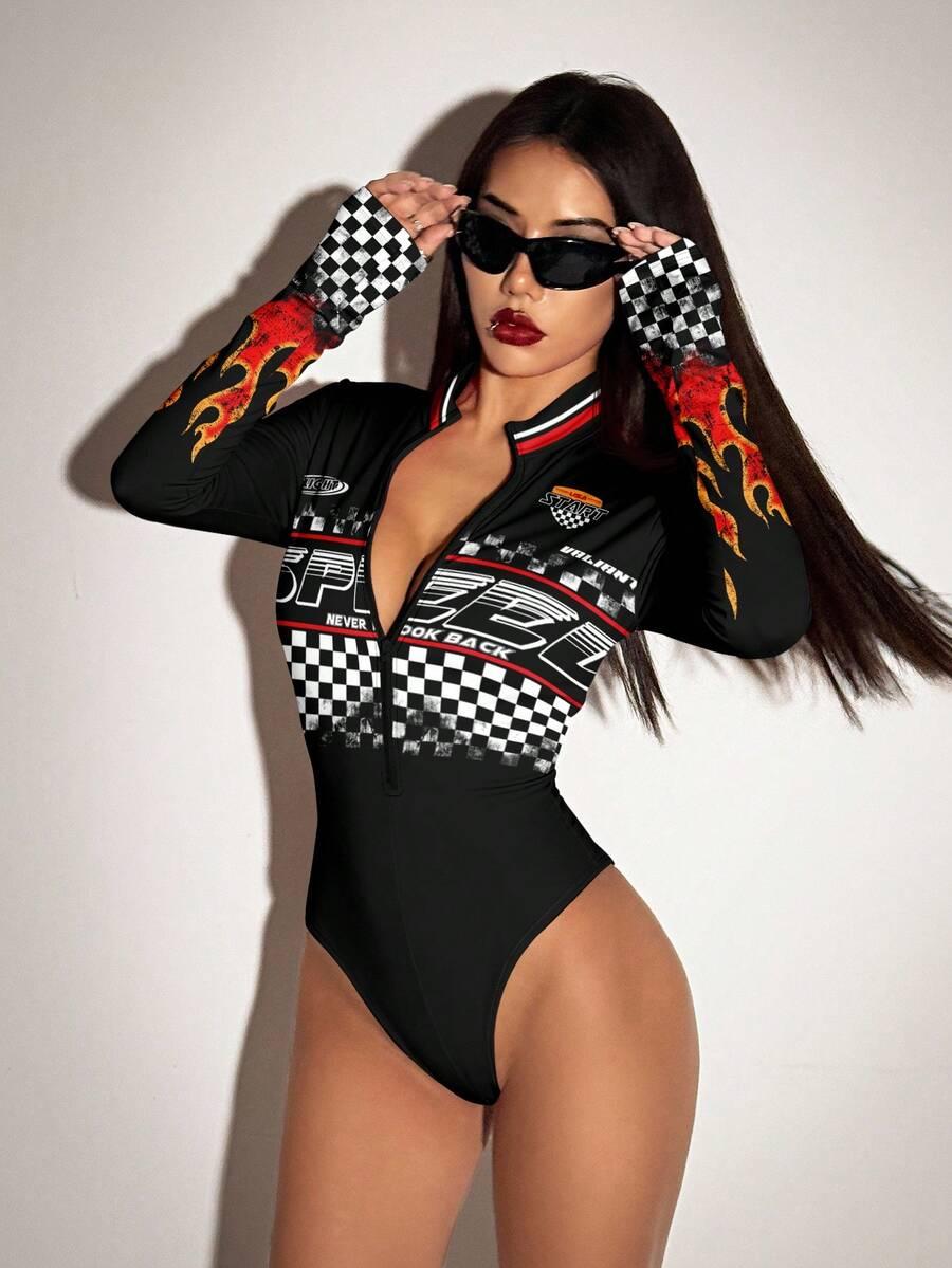 BODY DŁUGI RĘKAW PRINT