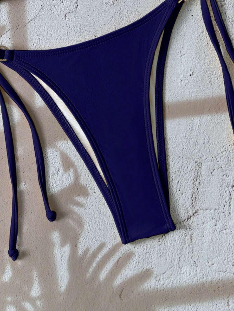 komplet bikini wiązanie