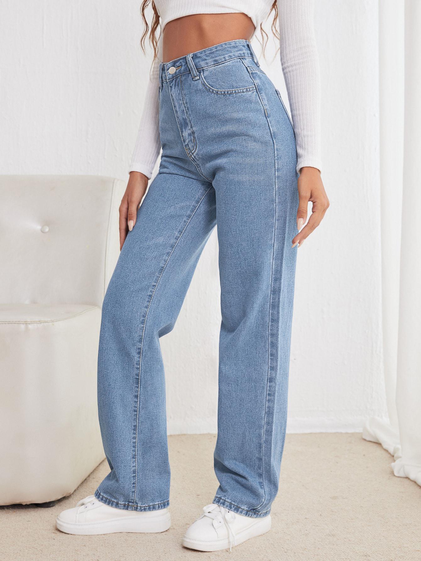 NIEBIESKIE SPODNIE JEANS