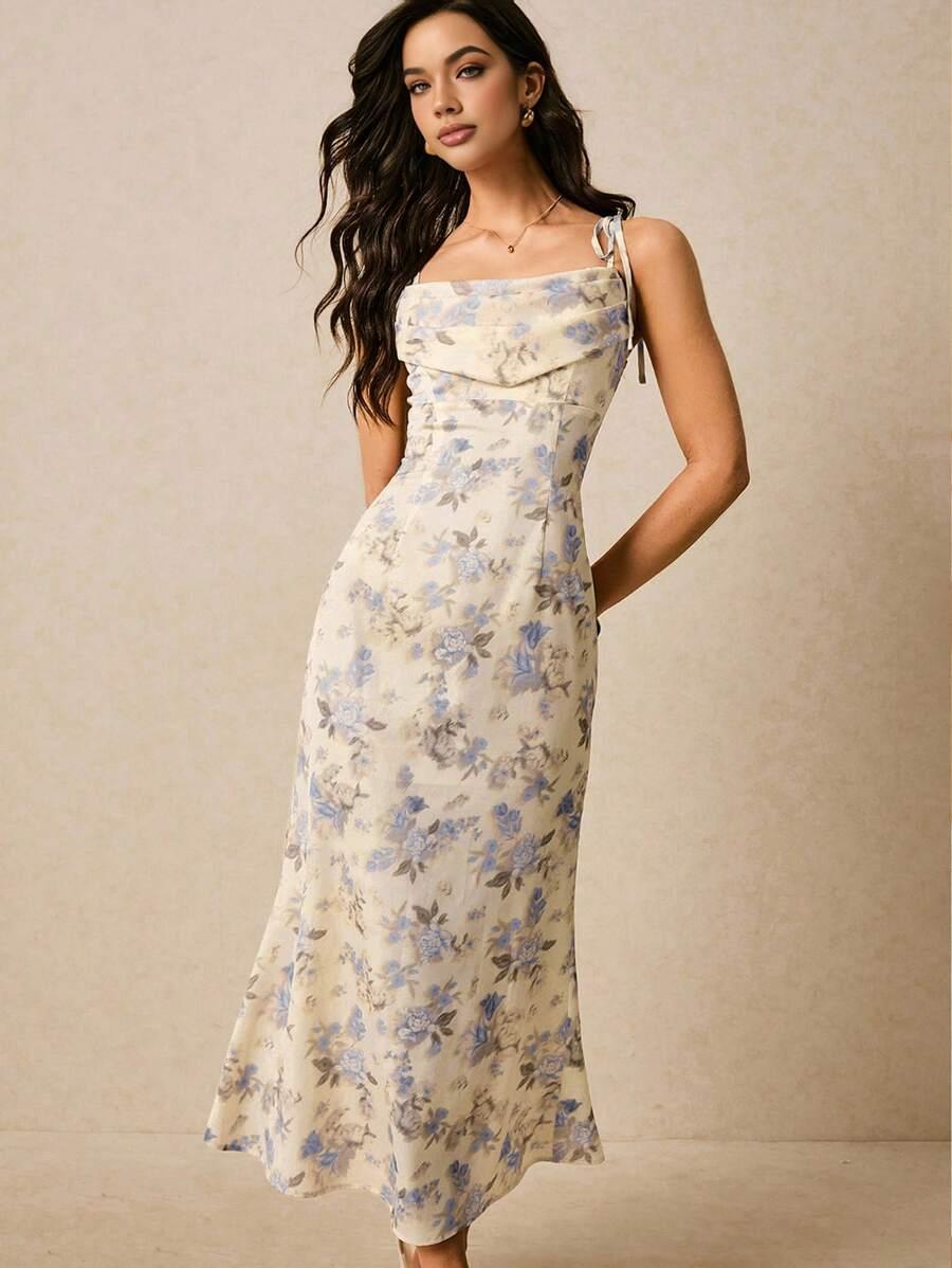 sukienka w kwiaty