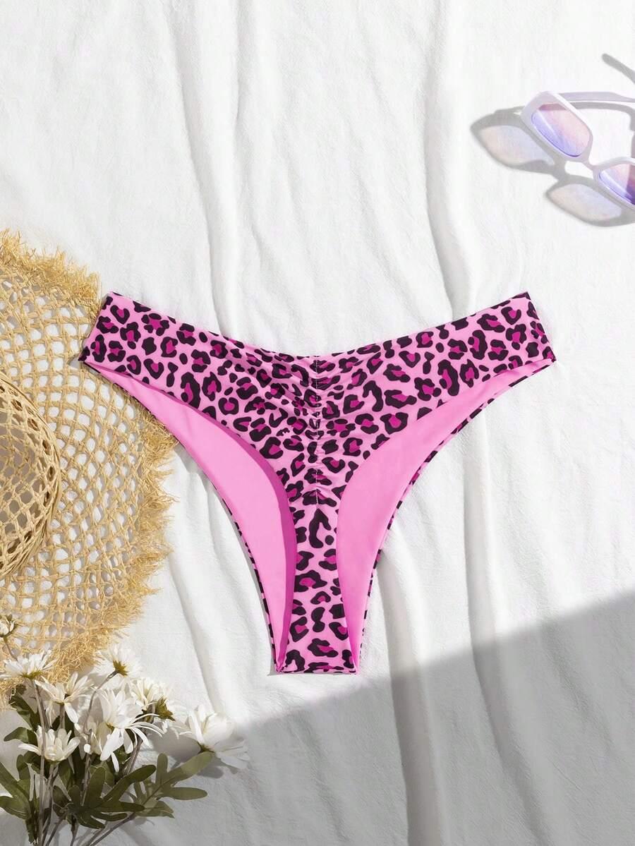 dół of bikini animal print