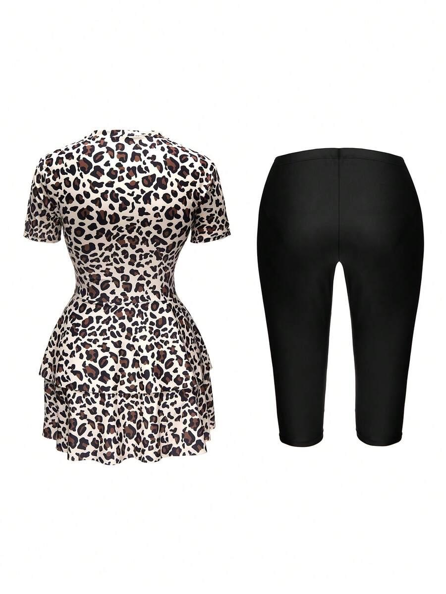 strój kąpielowy animal print
