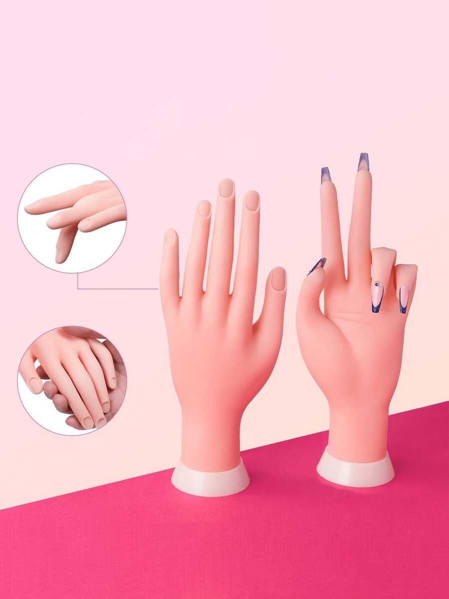 RĘKA DŁOŃ DO ĆWICZEŃ NAUKI MANICURE