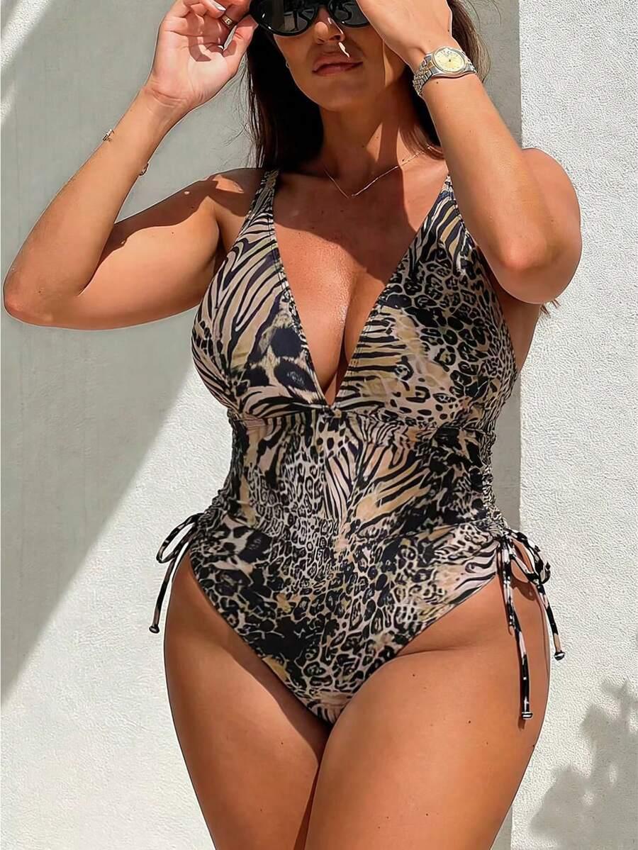 JEDNOCZĘŚCIOWY STRÓJ KĄPIELOWY animal print