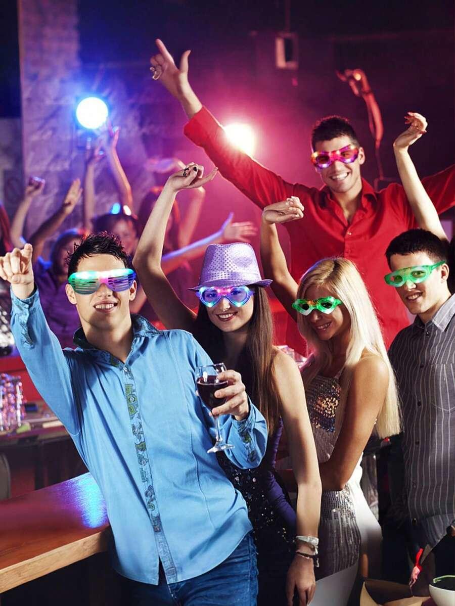OKULARY LED ŚWIECĄCE 10-PACK