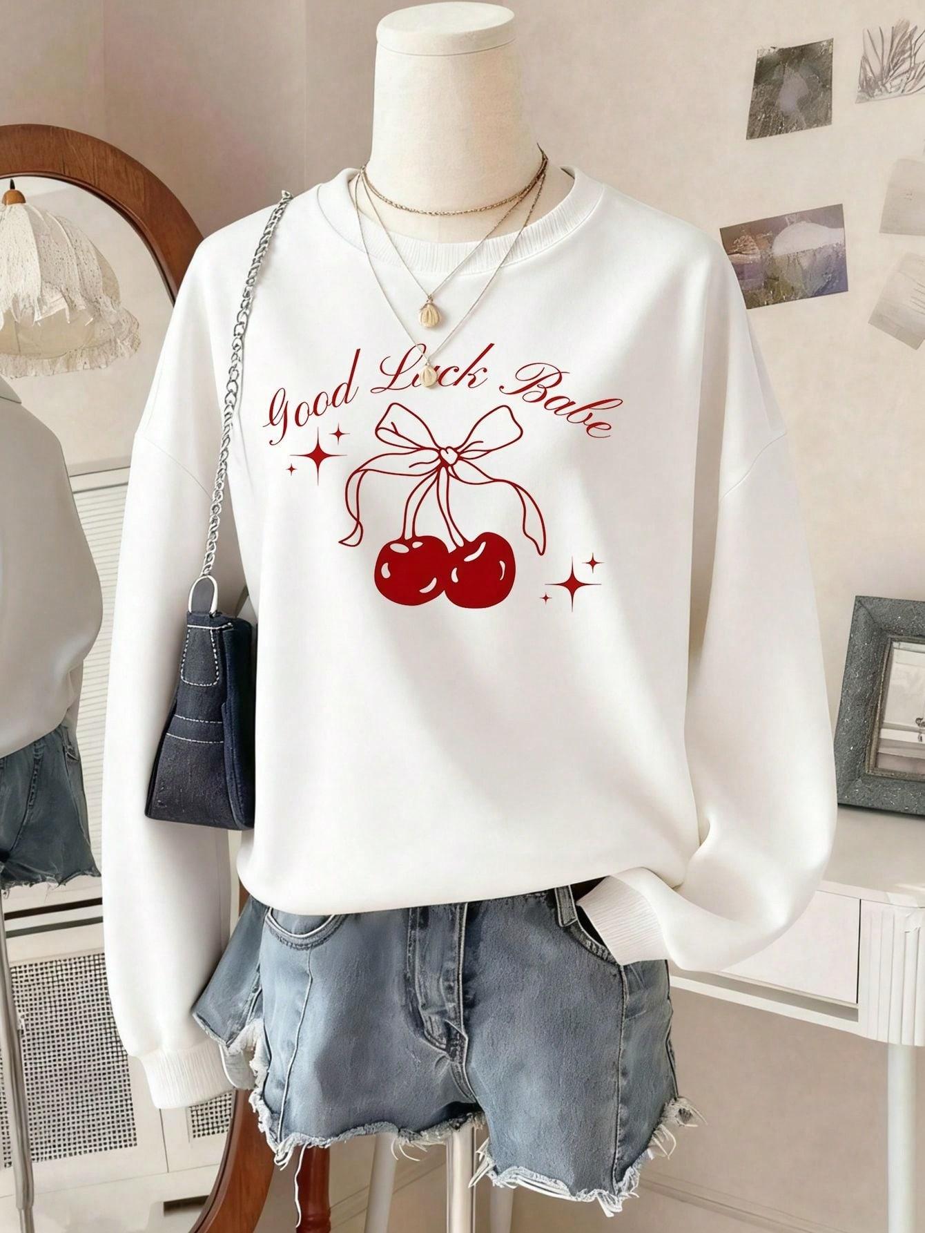 BLUZA Z NADRUKIEM 