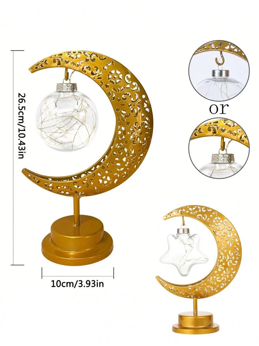 lampa dekoracyjna w kształcie księżyca