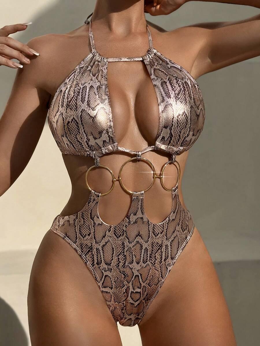 JEDNOCZĘŚCIOWY STRÓJ KĄPIELOWY ANIMAL PRINT