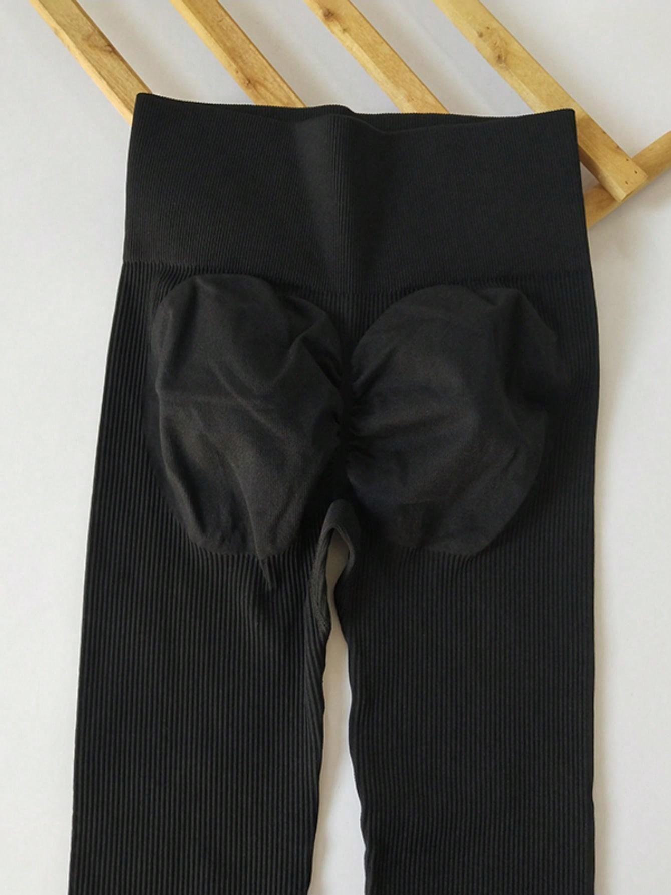 CZARNE LEGGINSY PRĄŻKI