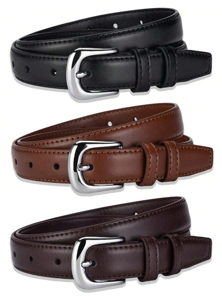 PASEK IMITACJA SKÓRY 3-PACK
