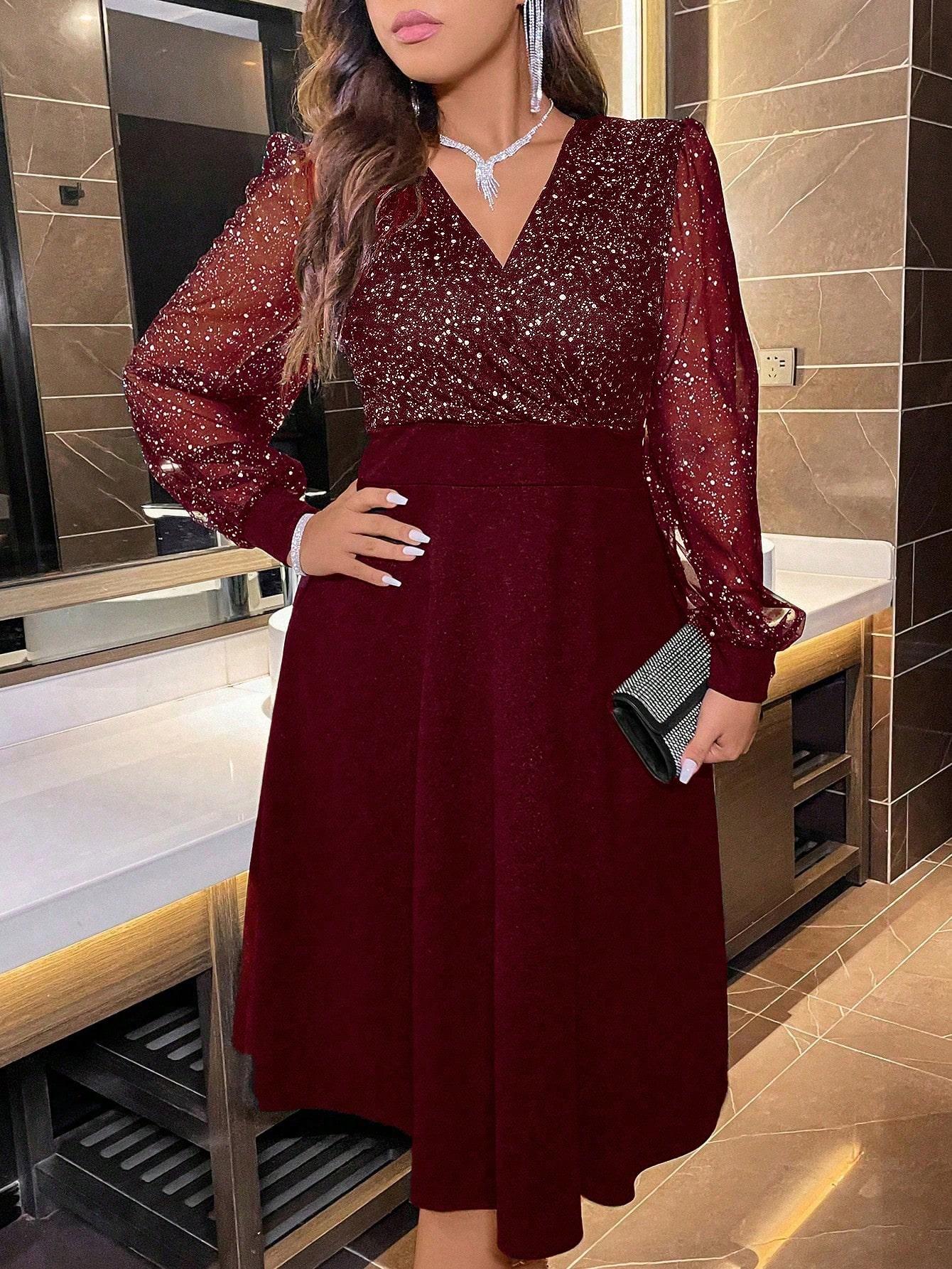 BORDOWA MIDI SUKIENKA SIATECZKA ZDOBIENIE