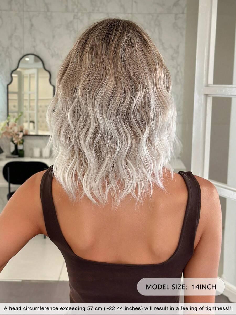 BLOND PERUKA WŁOSY SYNTETYCZNE