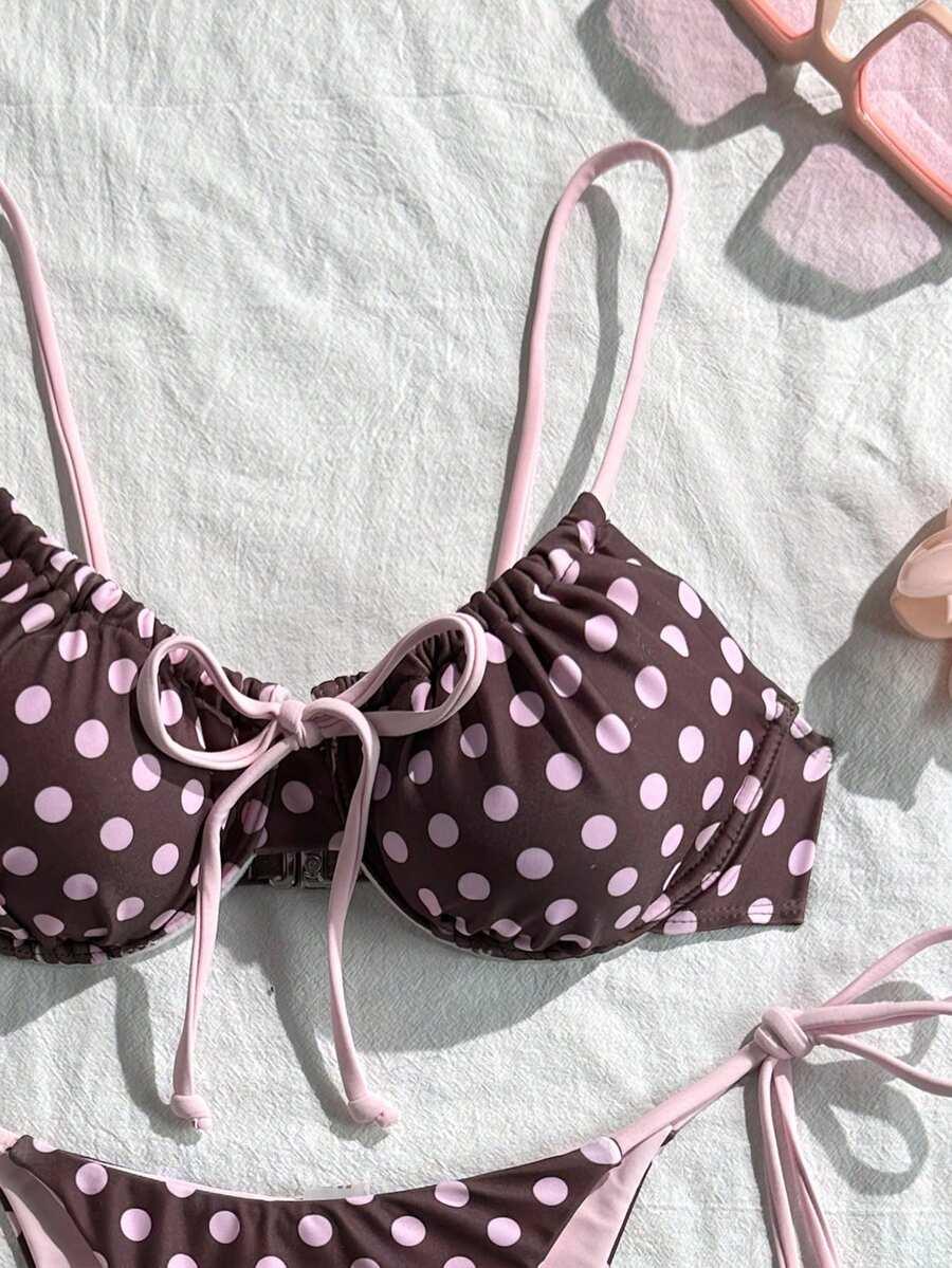 bikini komplet groszki