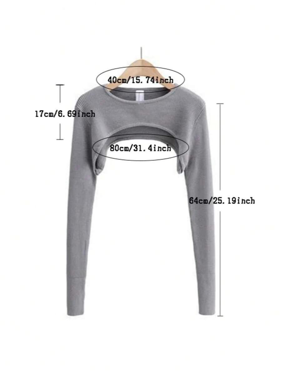 prążkowany biały crop top rękawy