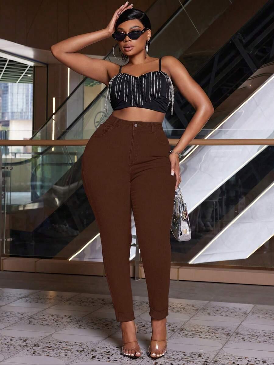 SPODNIE JEANS RURKI