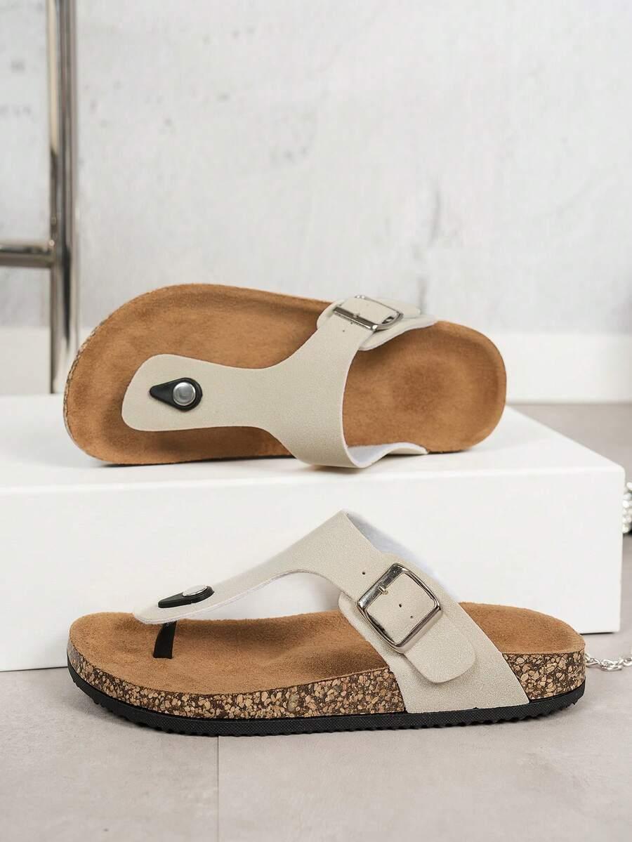 klapki casual klamra