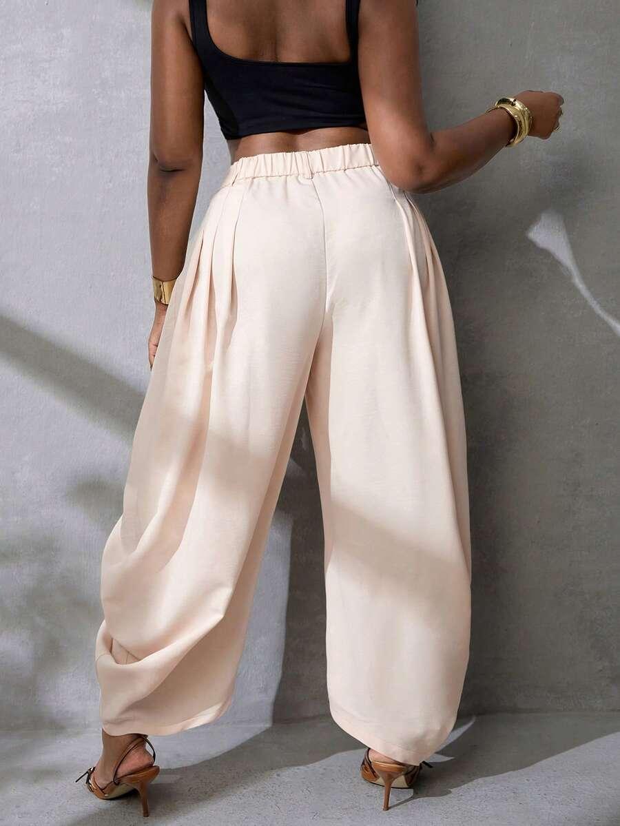 LETNIE ELEGANCKIE LUŹNE SPODNIE