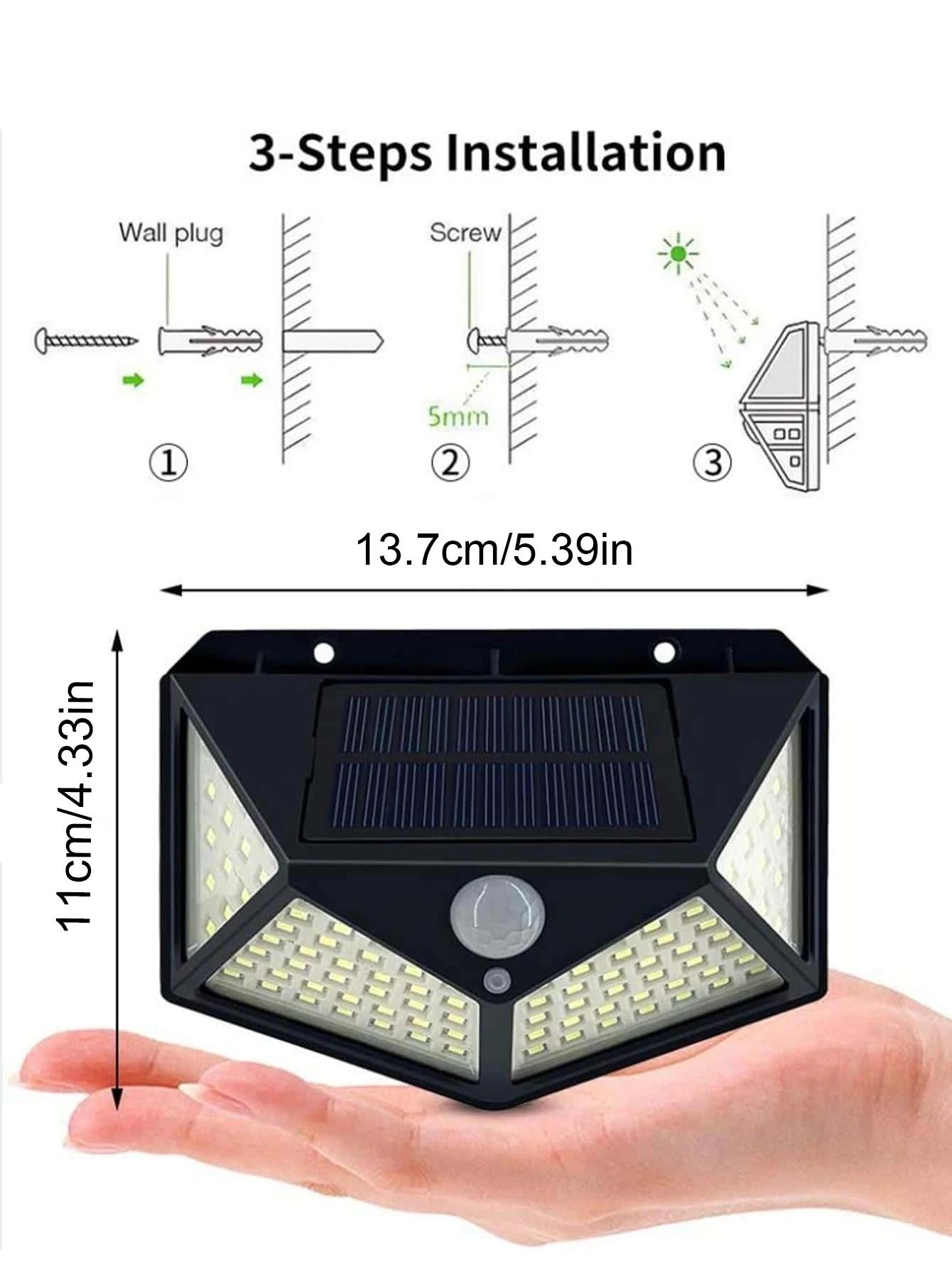 czarna lampa solarna