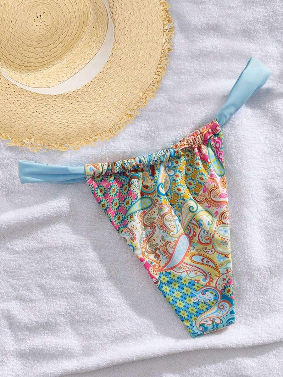 dół od bikini print
