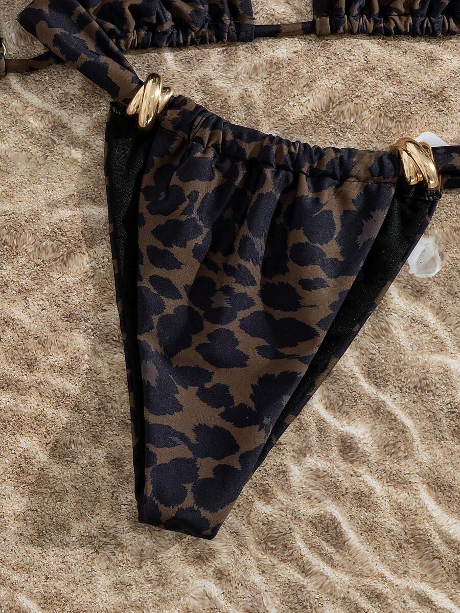 DWUCZĘŚCIOWY STRÓJ KĄPIELOWY ANIMAL PRINT