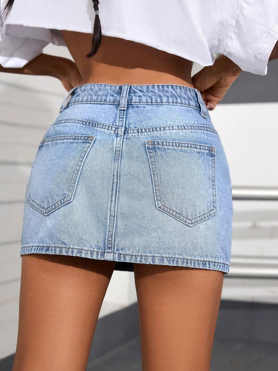 mini spódnica jeans