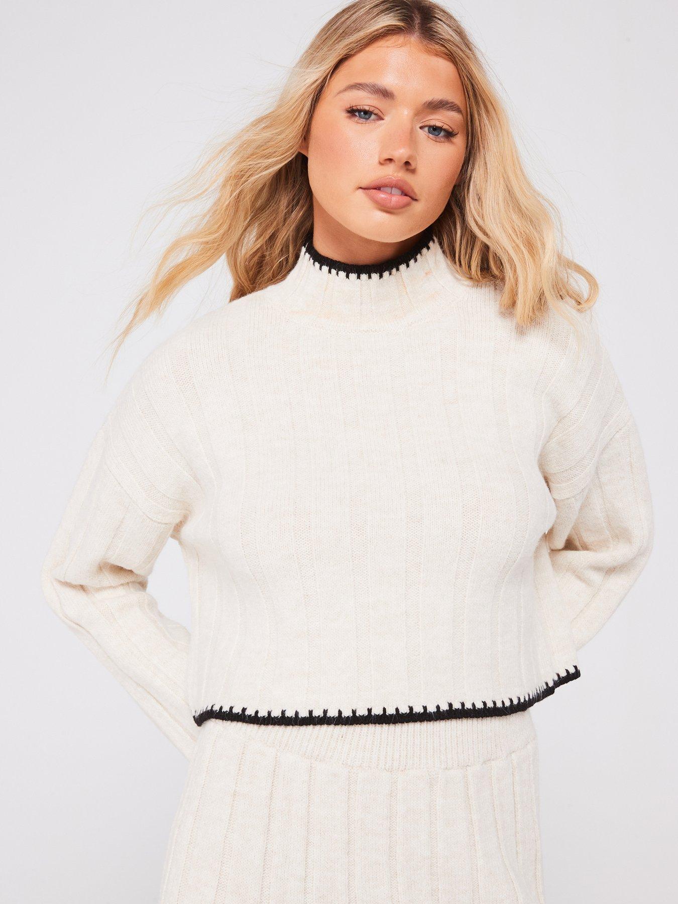 ONLY SWETER Z OZDOBNYMI PRZESZYCIAMI 