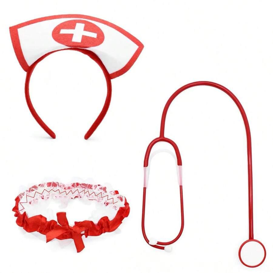 KOSTIUM PIELĘGNIARKI 4-PACK