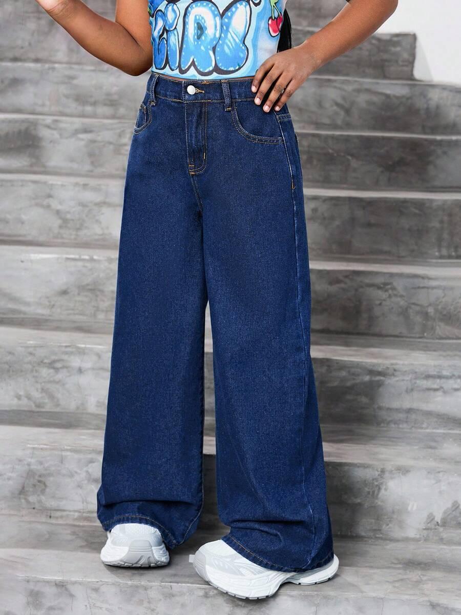 spodnie jeans wide leg