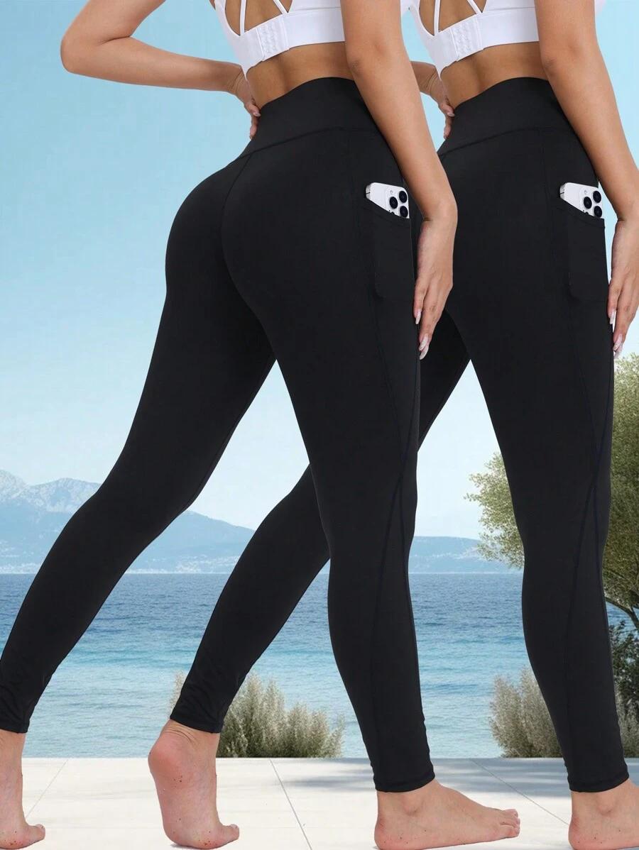 CZARNE LEGGINSY WYSOKI STAN