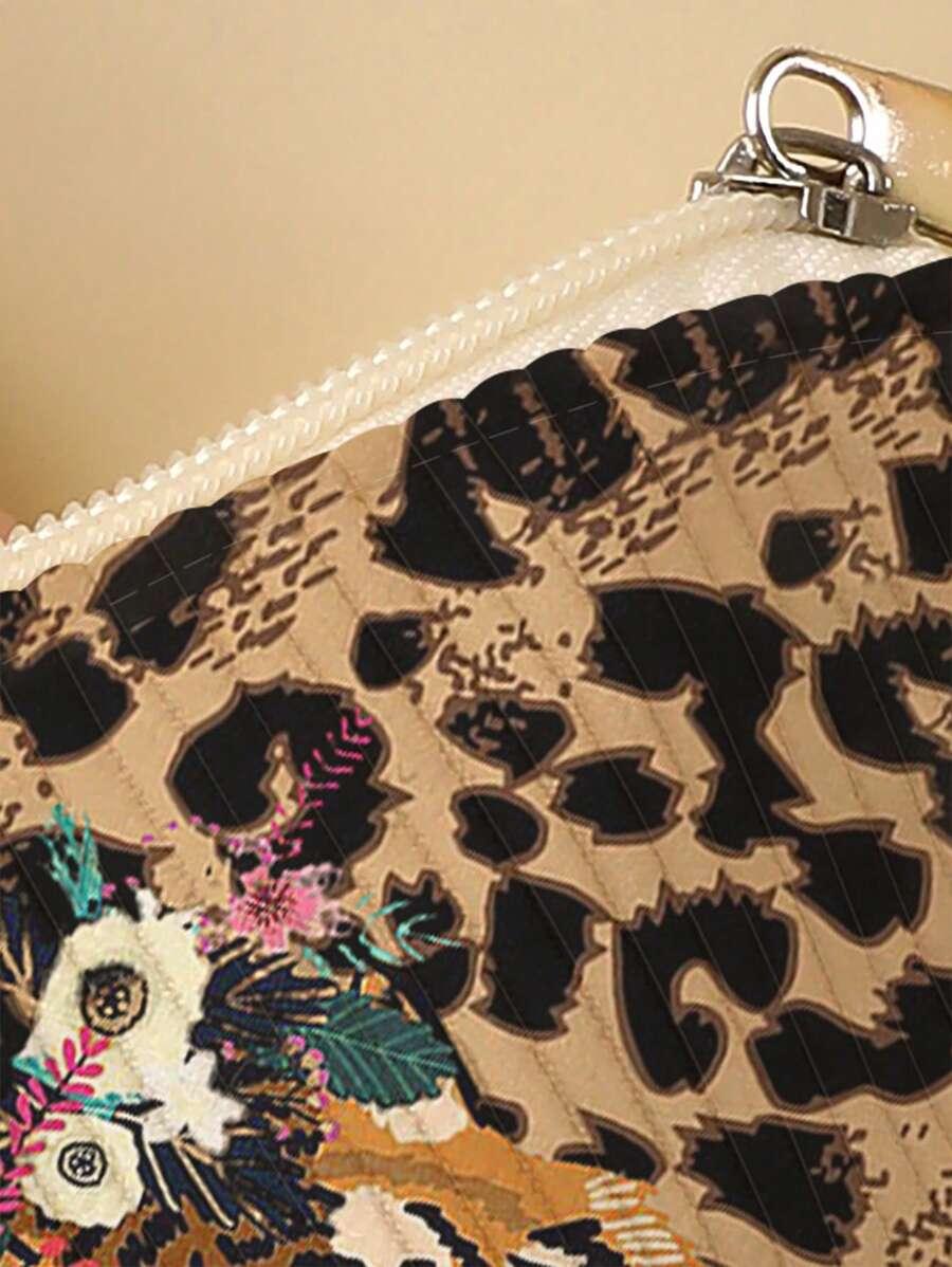 kosmetyczka animal print zip