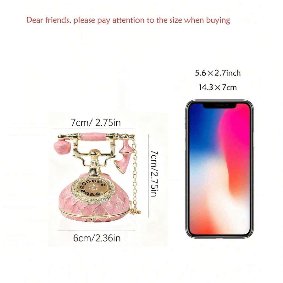 pojemnik na biżuterię w kształcie telefonu