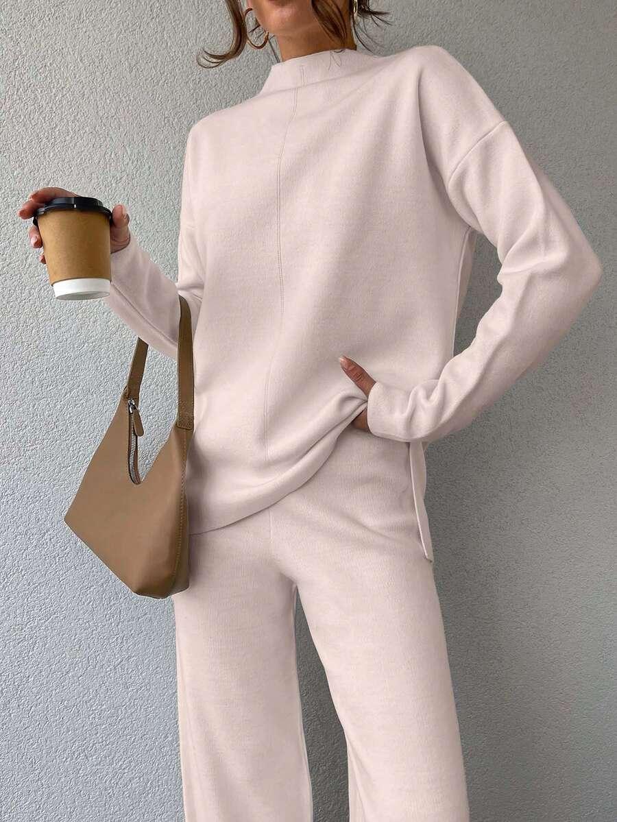 sweter spodnie komplet