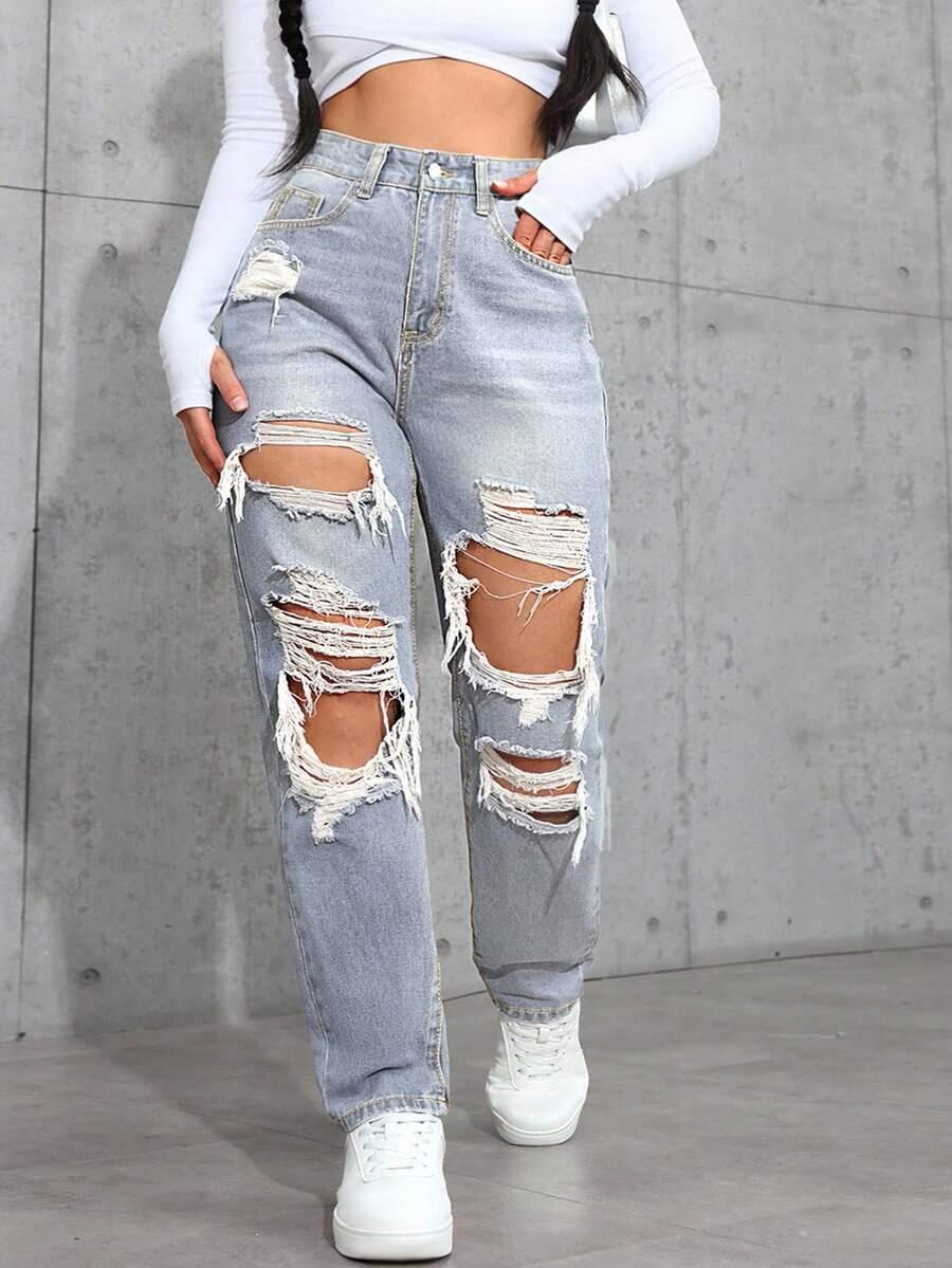 NIEBIESKIE SPODNIE JEANS