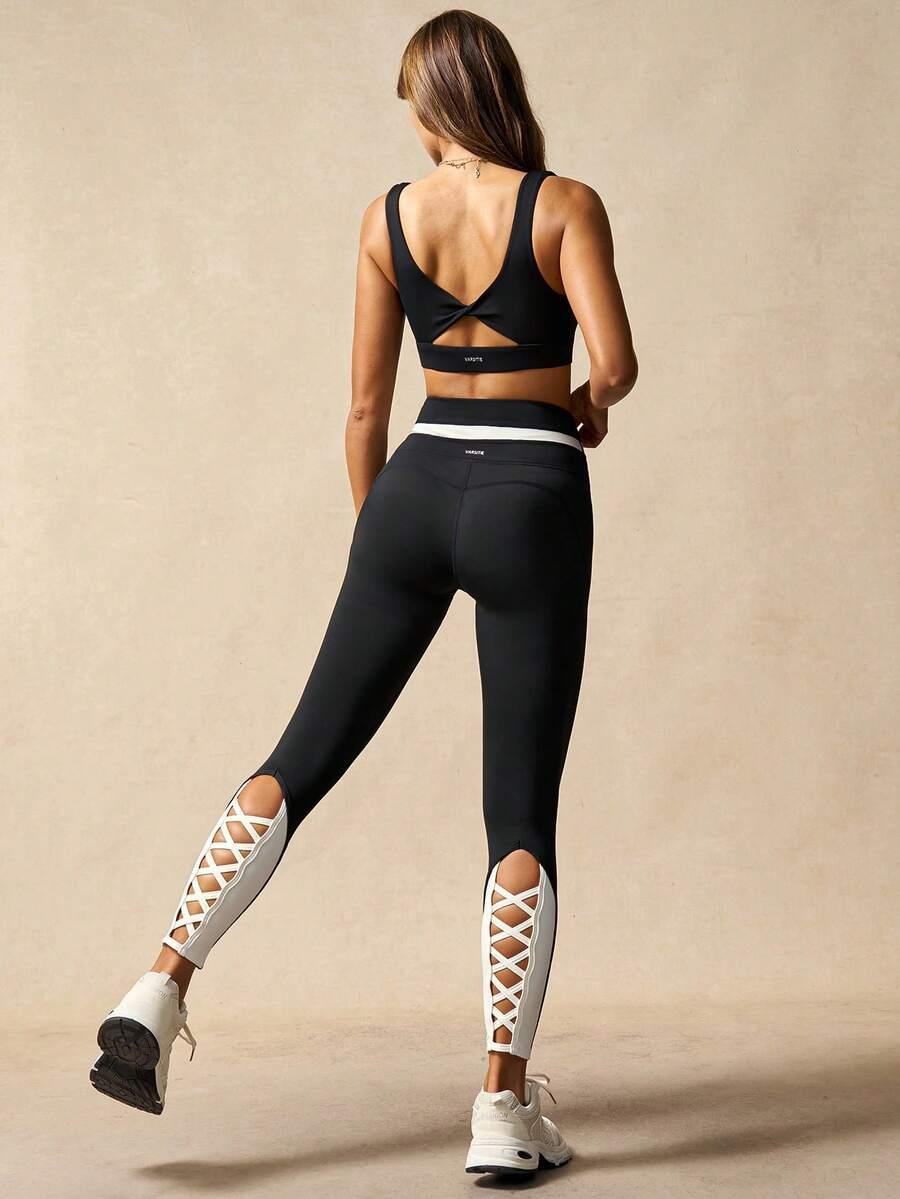 CZARNE LEGGINSY SPORTOWE
