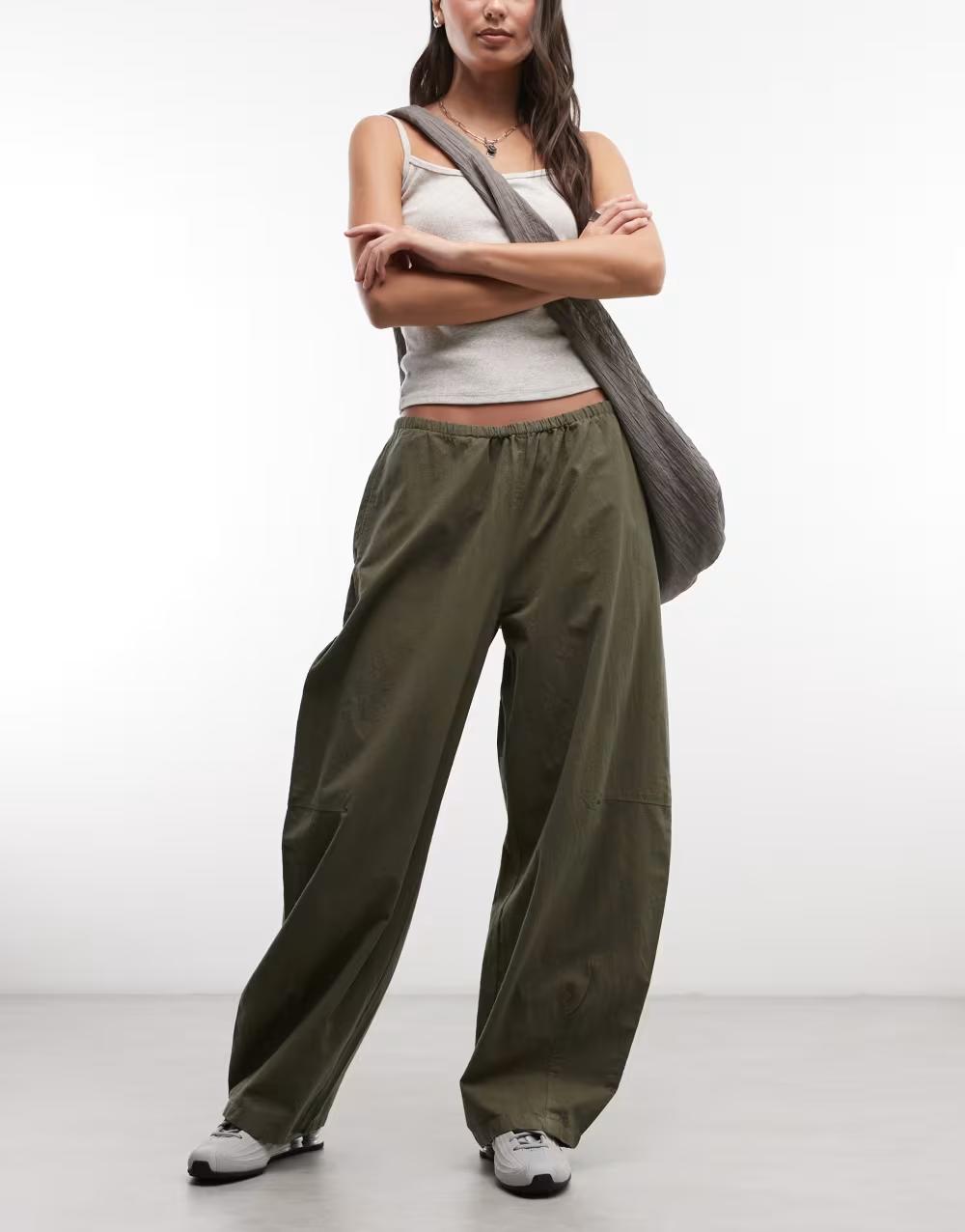 ZIELONE SPODNIE CASUAL