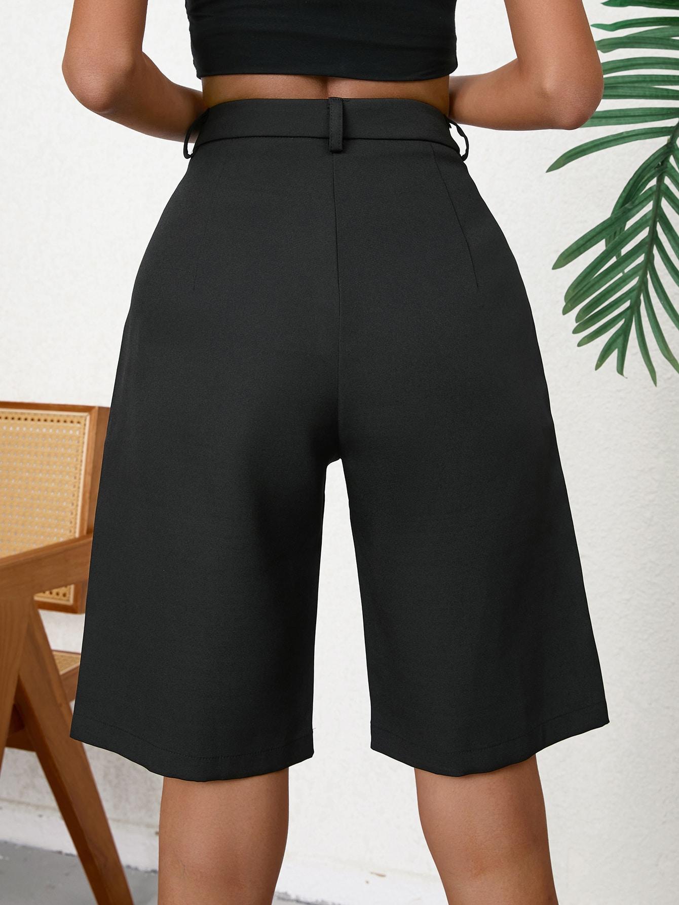 CZARNE ELEGANCKIE SPODENKI