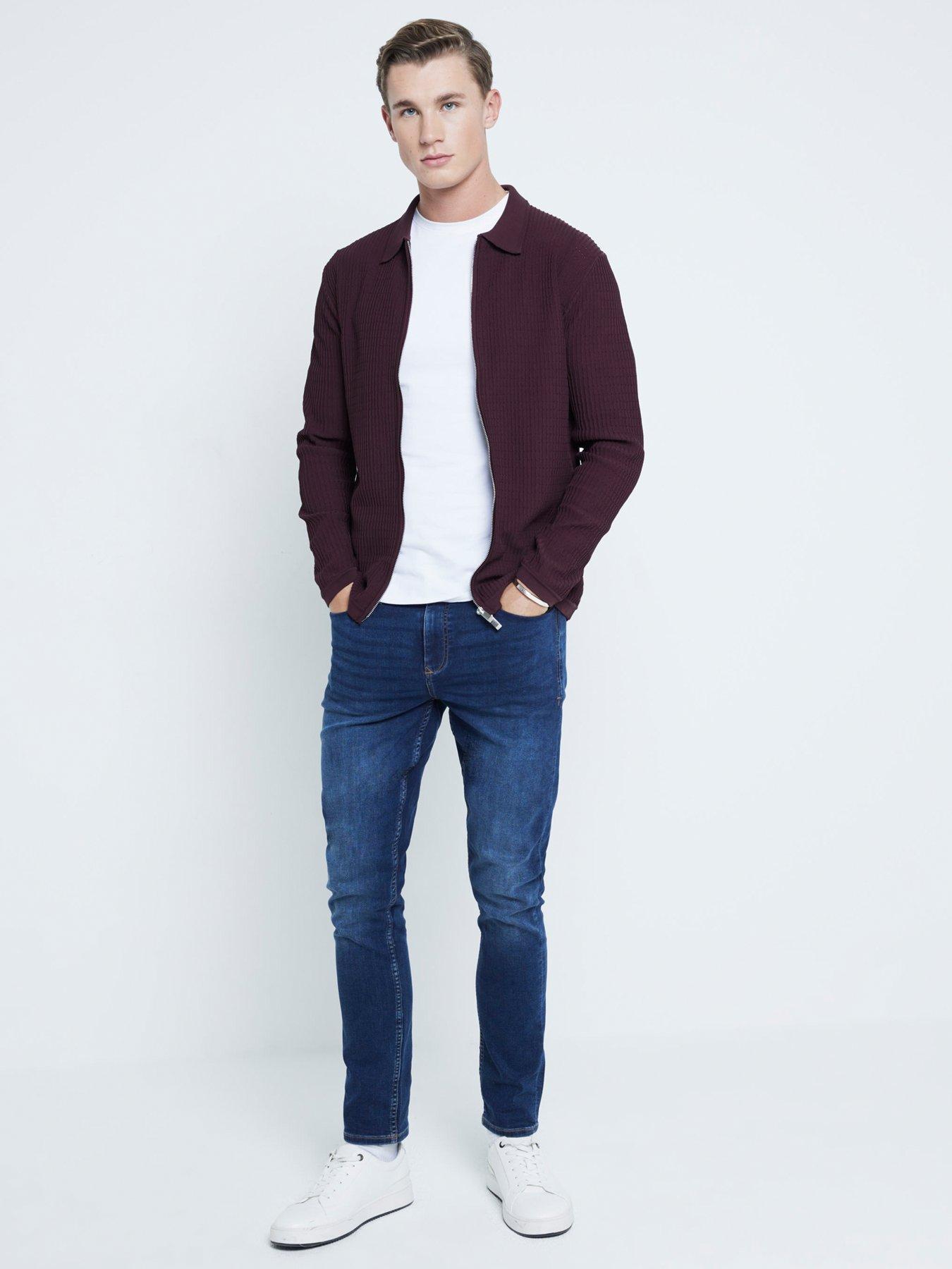 RIVER ISLAND SWETER Z ZAMKIEM 