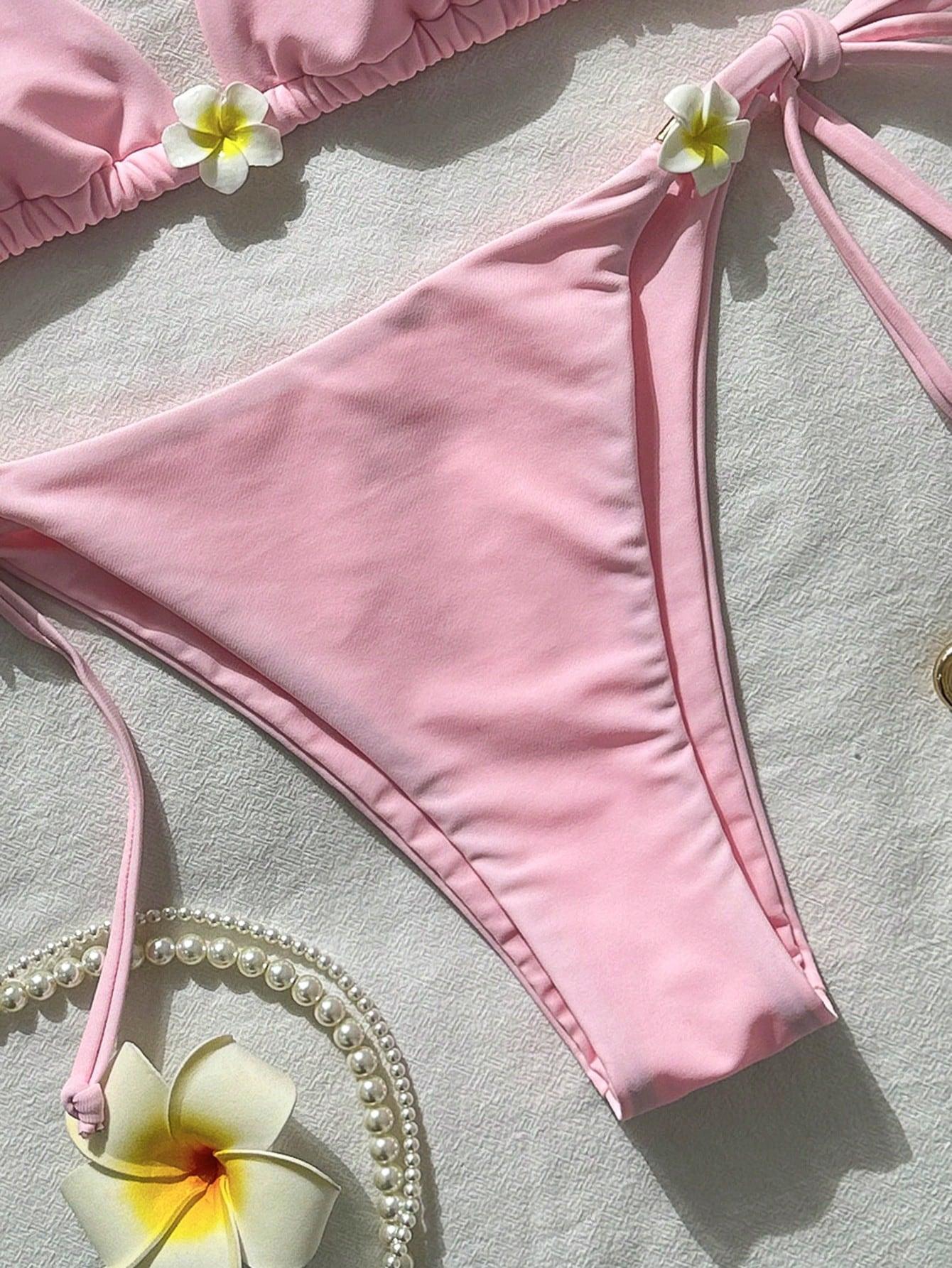 RÓŻOWE BIKINI KOMPLET