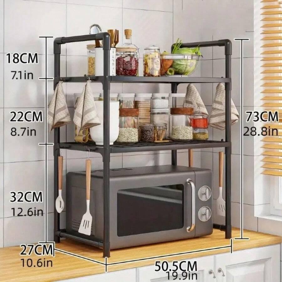 Czarny Organizer Kuchenny