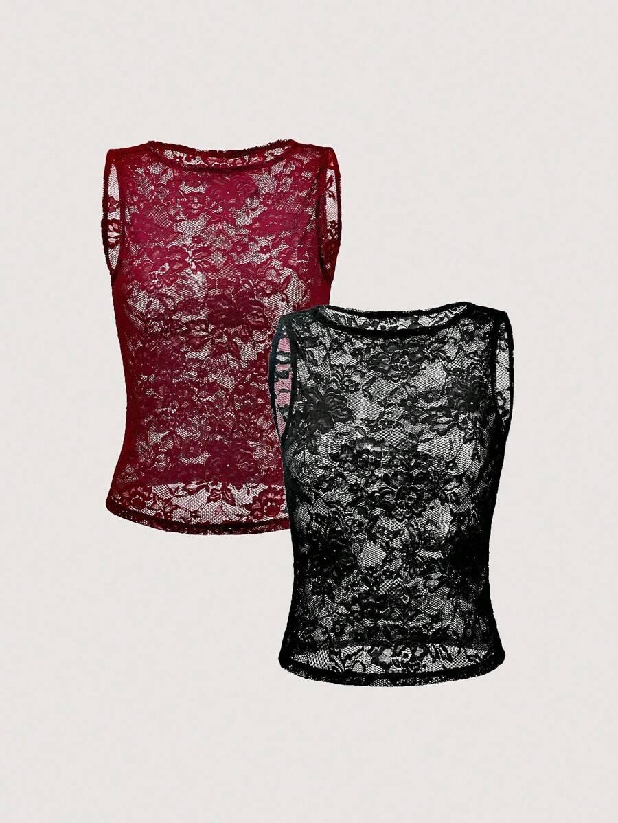 KORONKOWA BLUZKA 2-PACK